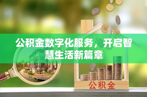 涞源公积金数字化服务，开启智慧生活新篇章