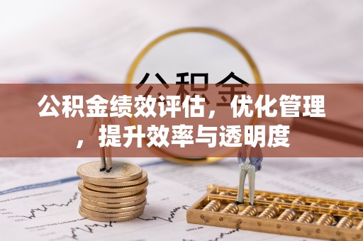涞源公积金绩效评估，优化管理，提升效率与透明度