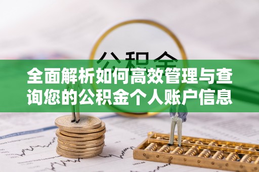 涞源全面解析如何高效管理与查询您的公积金个人账户信息